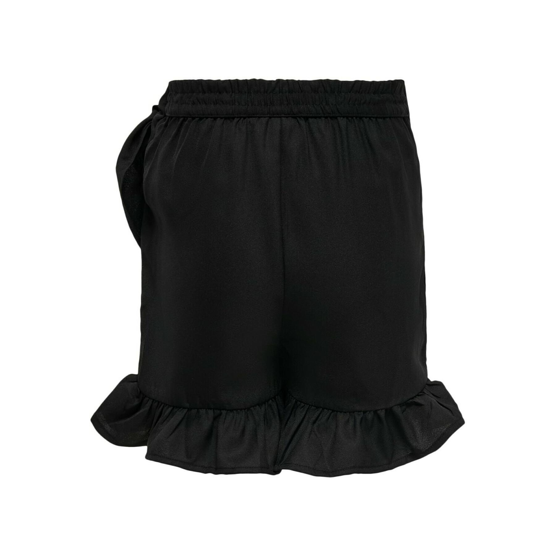 Girl's skirt-short Only kids konlino fake wrap