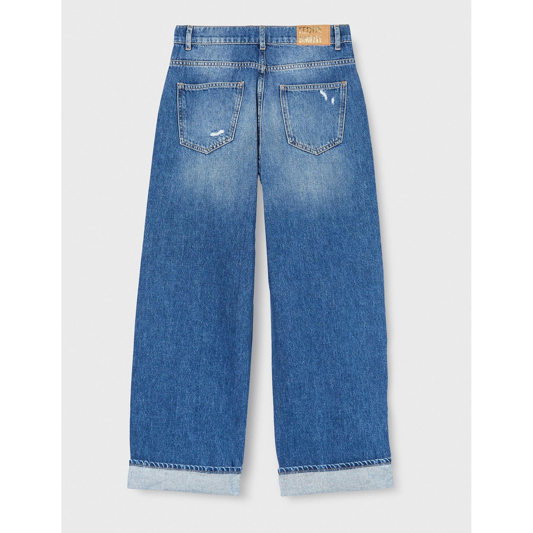 Girl's wide-leg jeans Teddy Smith Used