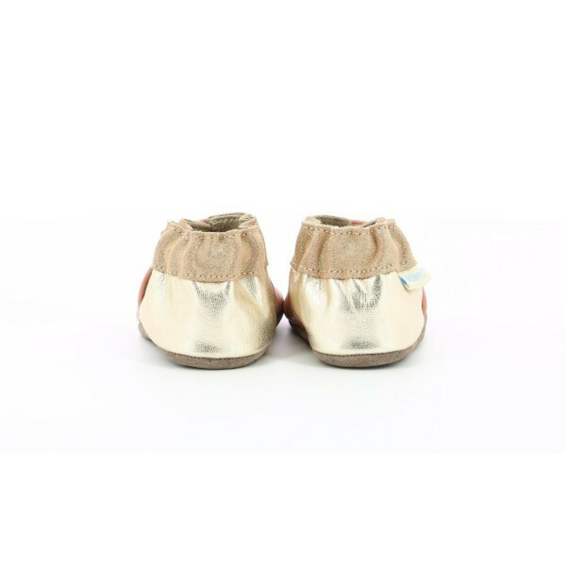 Baby bowtie slippers Robeez shiny
