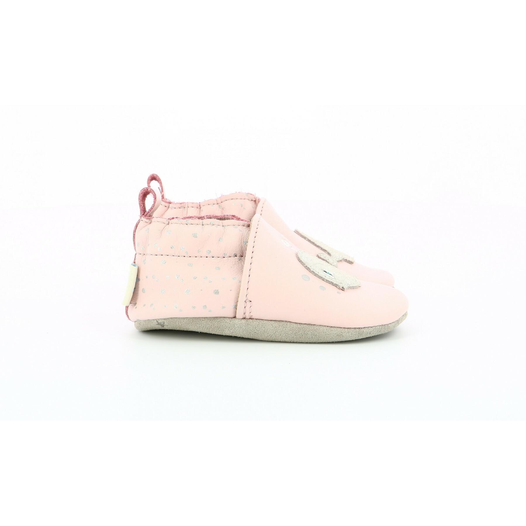 Baby girl shoes Robeez Pink Whale