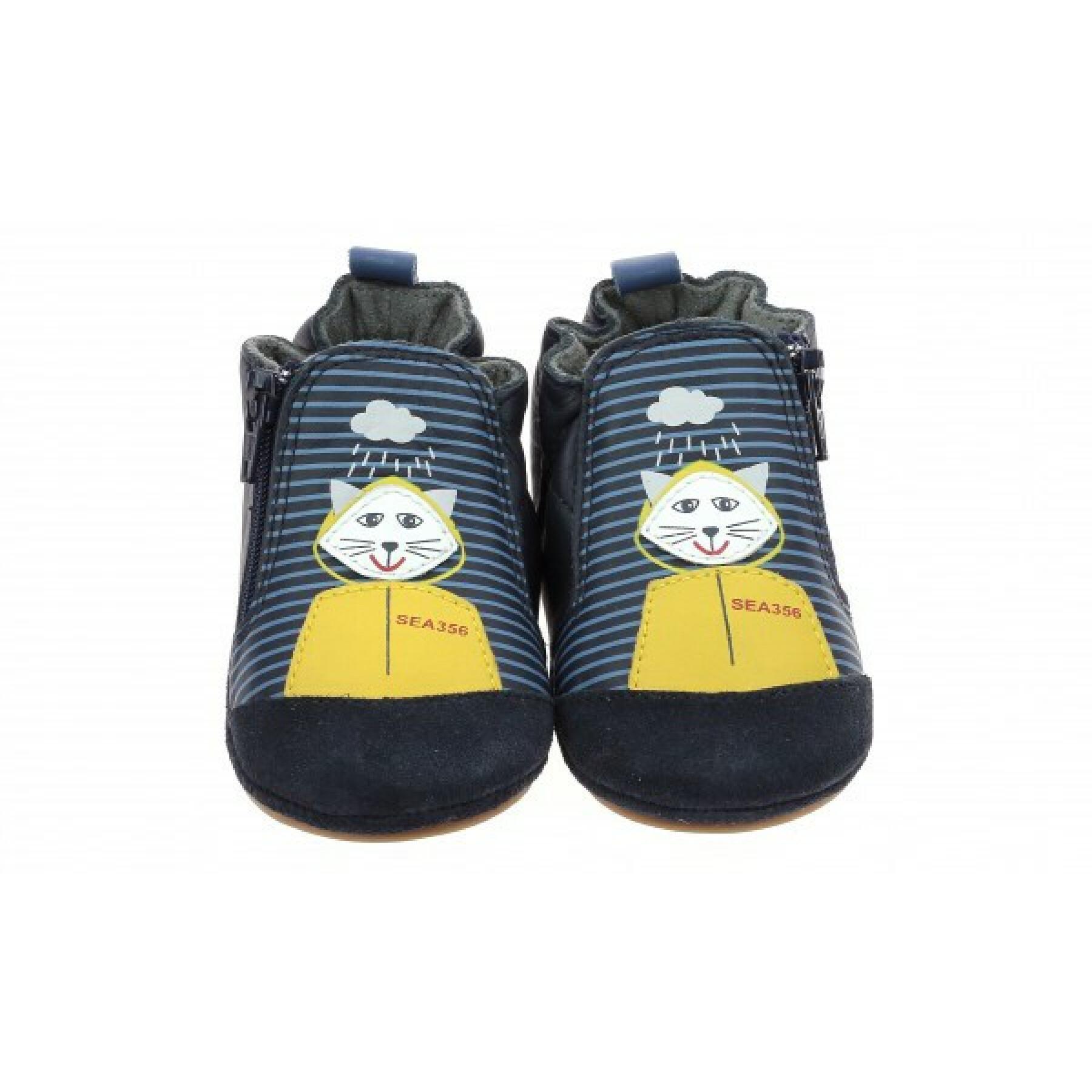 Baby slippers Robeez watery day