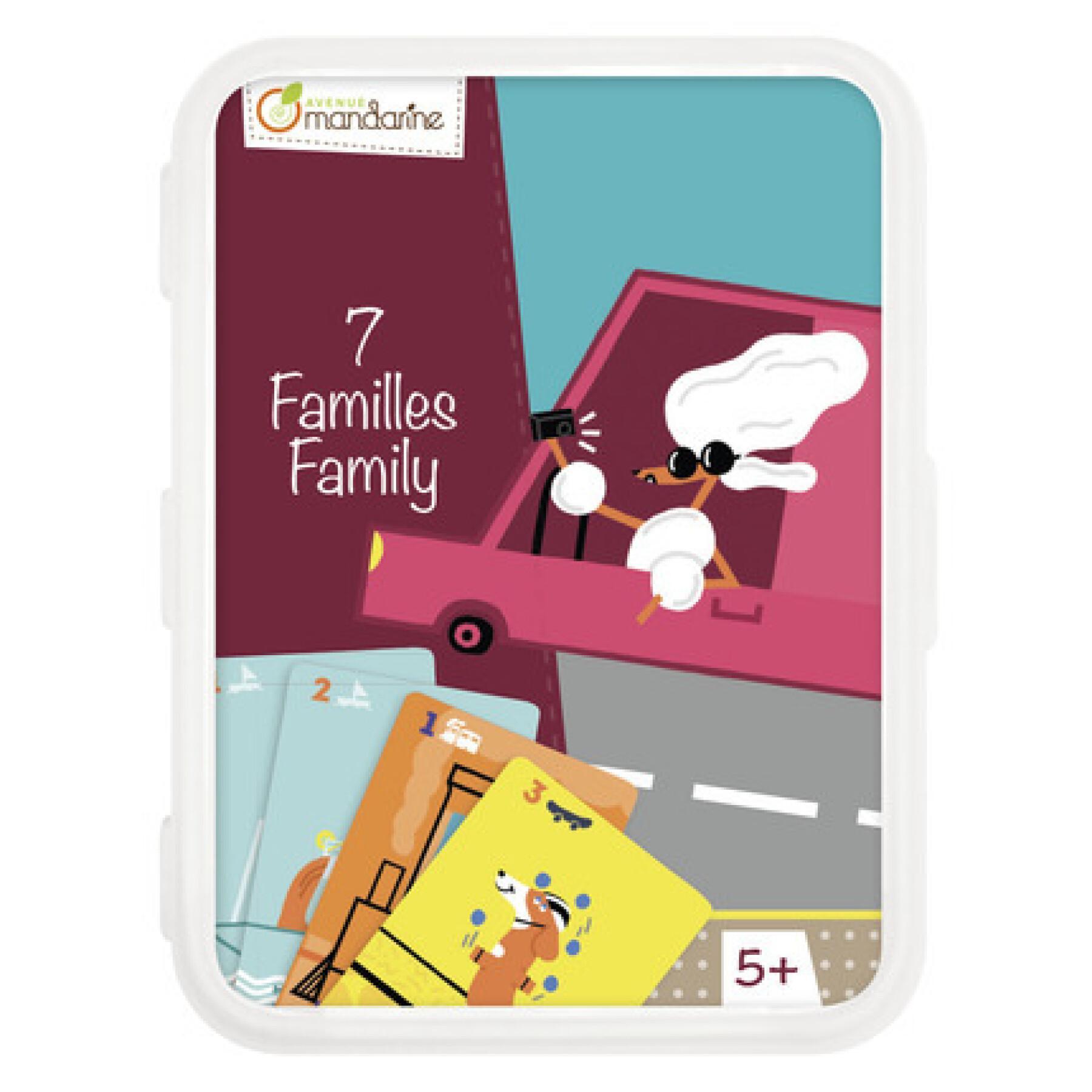 Card games Avenue Mandarine 7 Familles