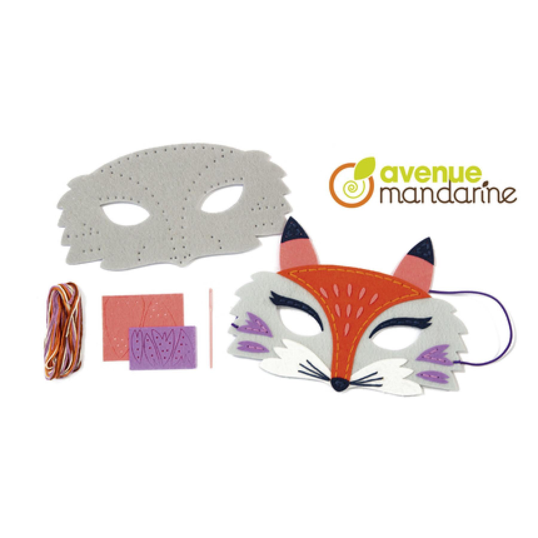 Creative box sewing mask Avenue Mandarine