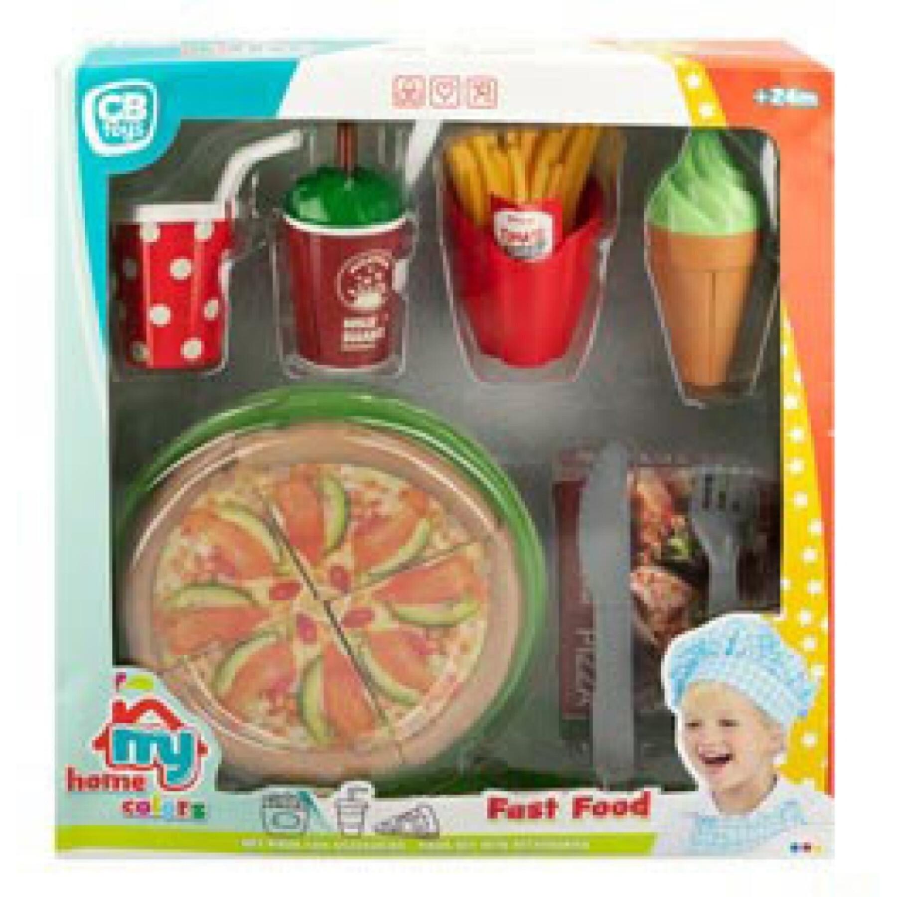 Set of pizza trays and accessories CB Toys