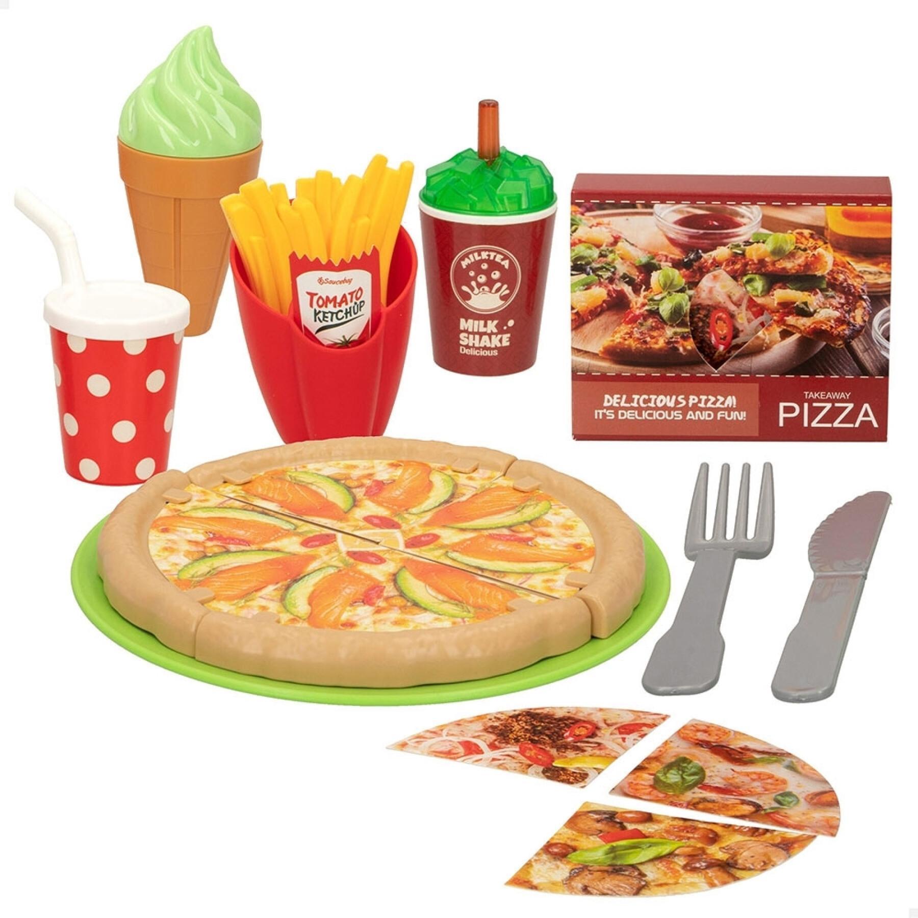 Set of pizza trays and accessories CB Toys