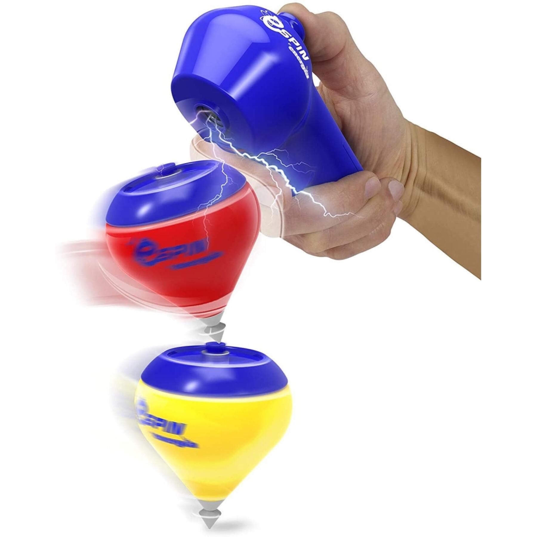 Spinning top with electric launcher Chicos