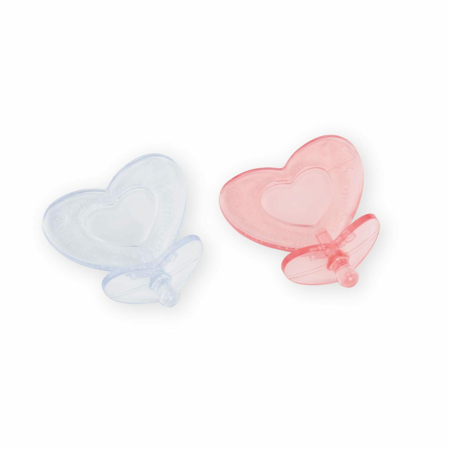 Set of 2 pacifiers for baby Corolle