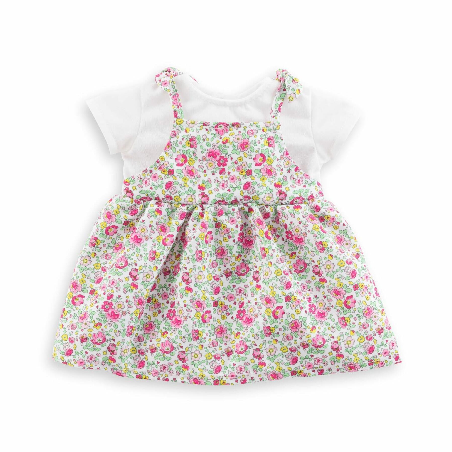 Flower garden dress for baby Corolle