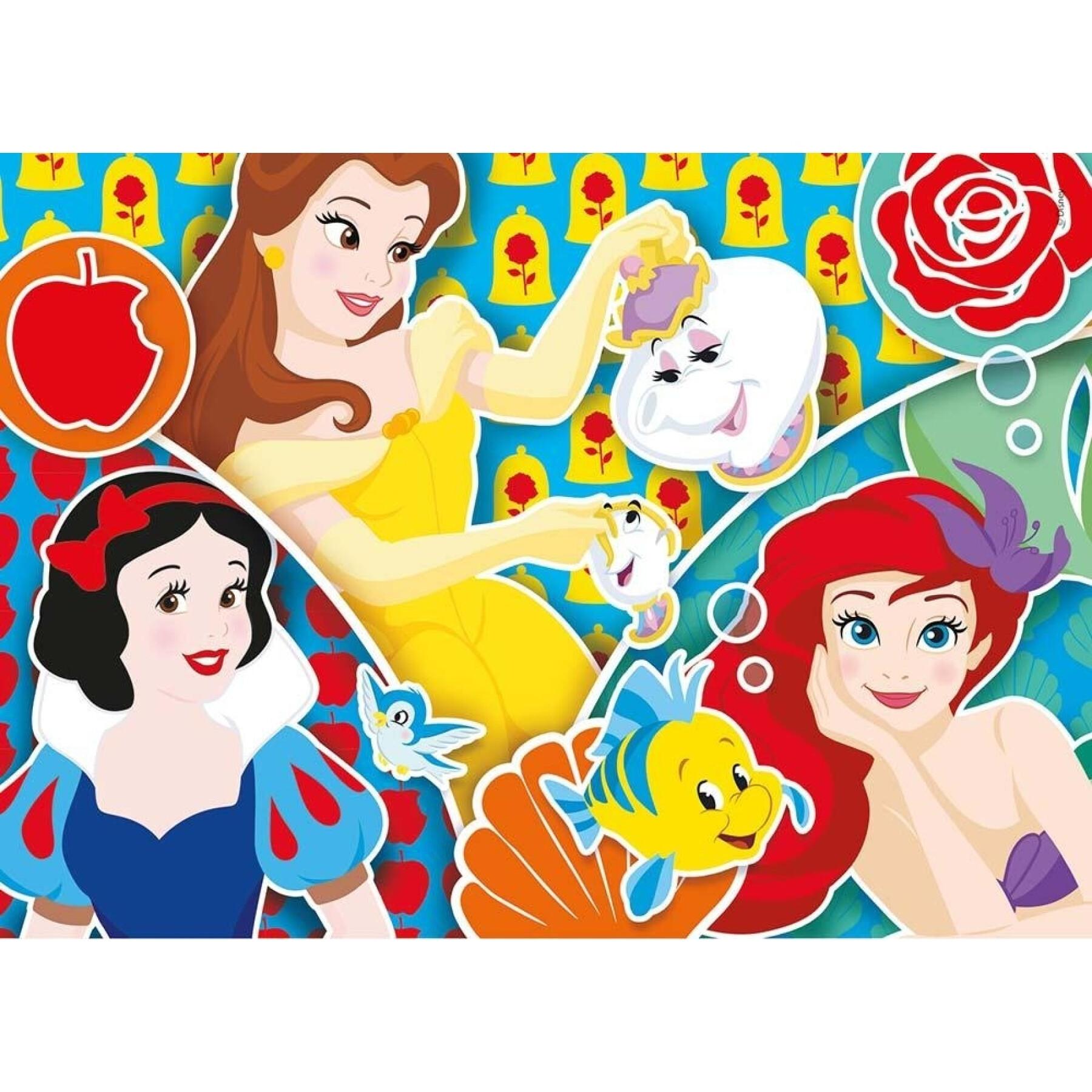 Puzzle 2 x 20 pièces Disney Princess