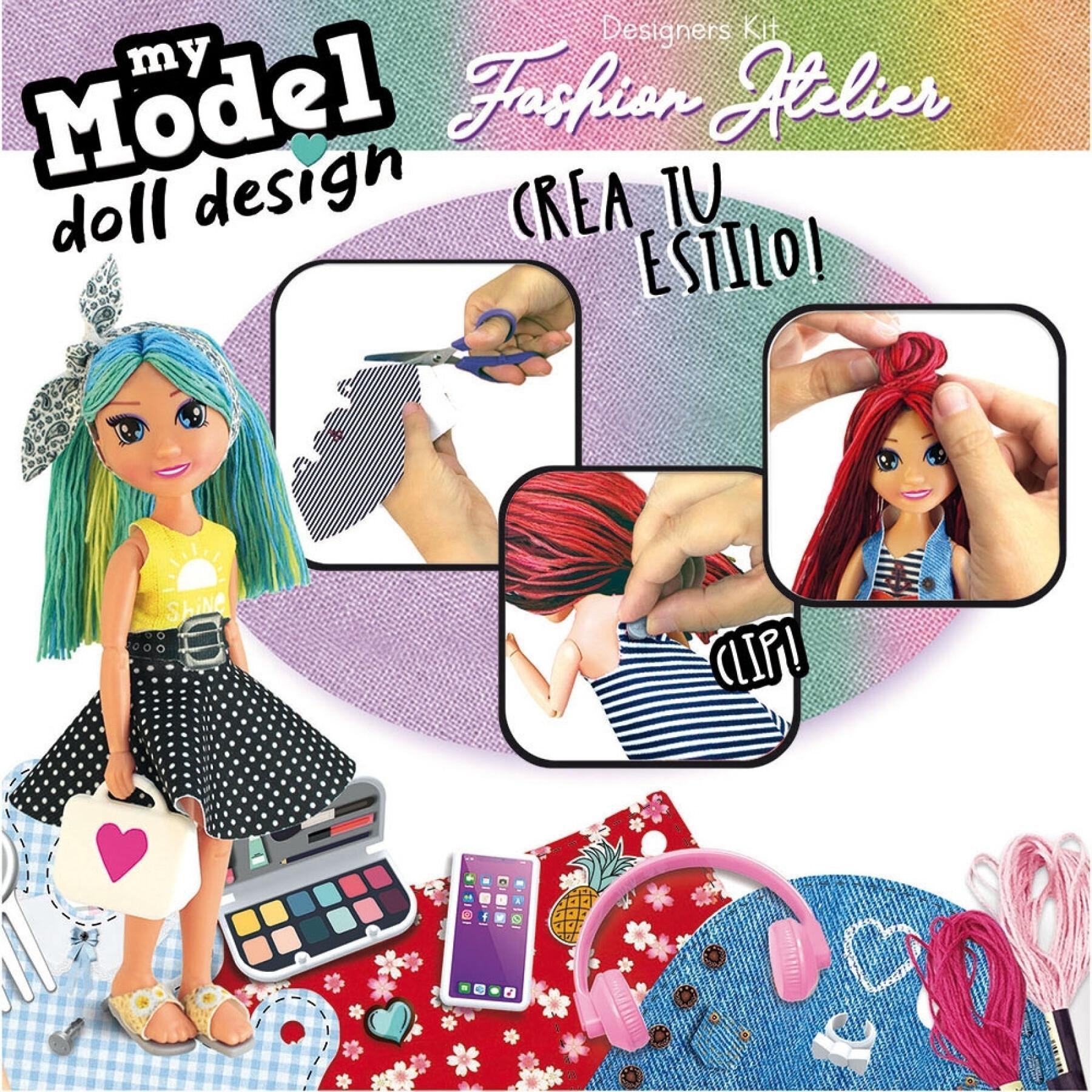 Accessory kit for dolls Educa My Model Doll Design