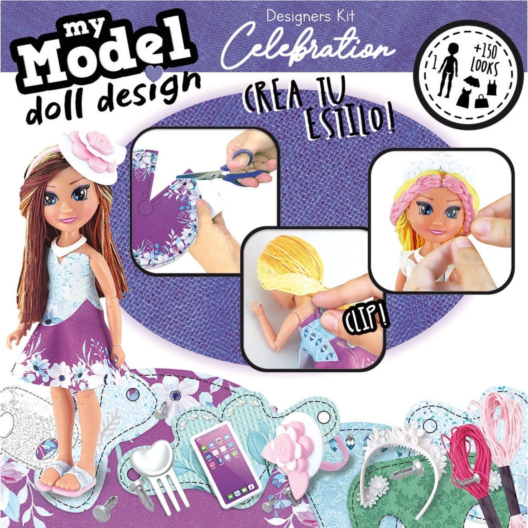 Doll clothes box Educa My Model Doll Design Celebration