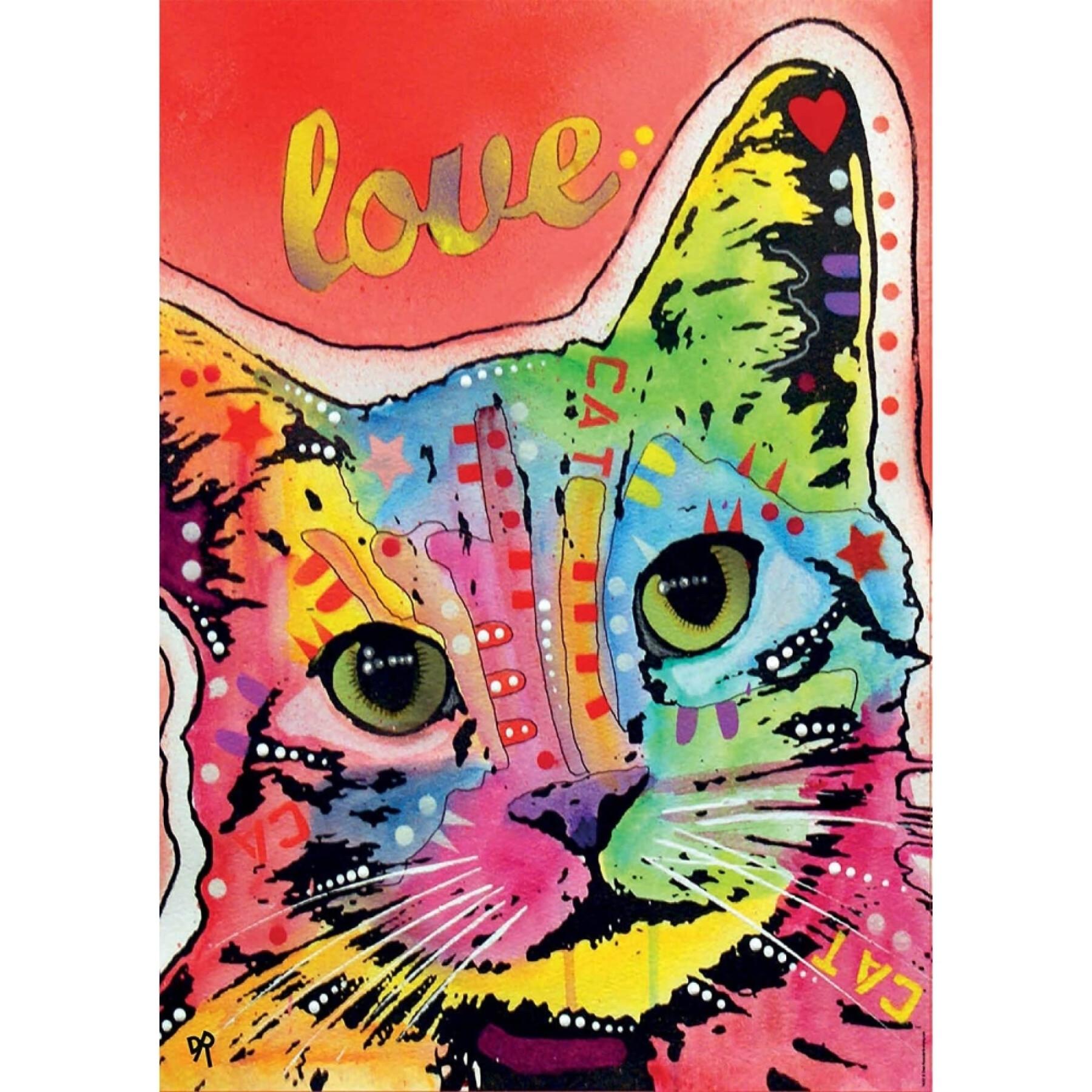1000 piece puzzle Educa Cat Love