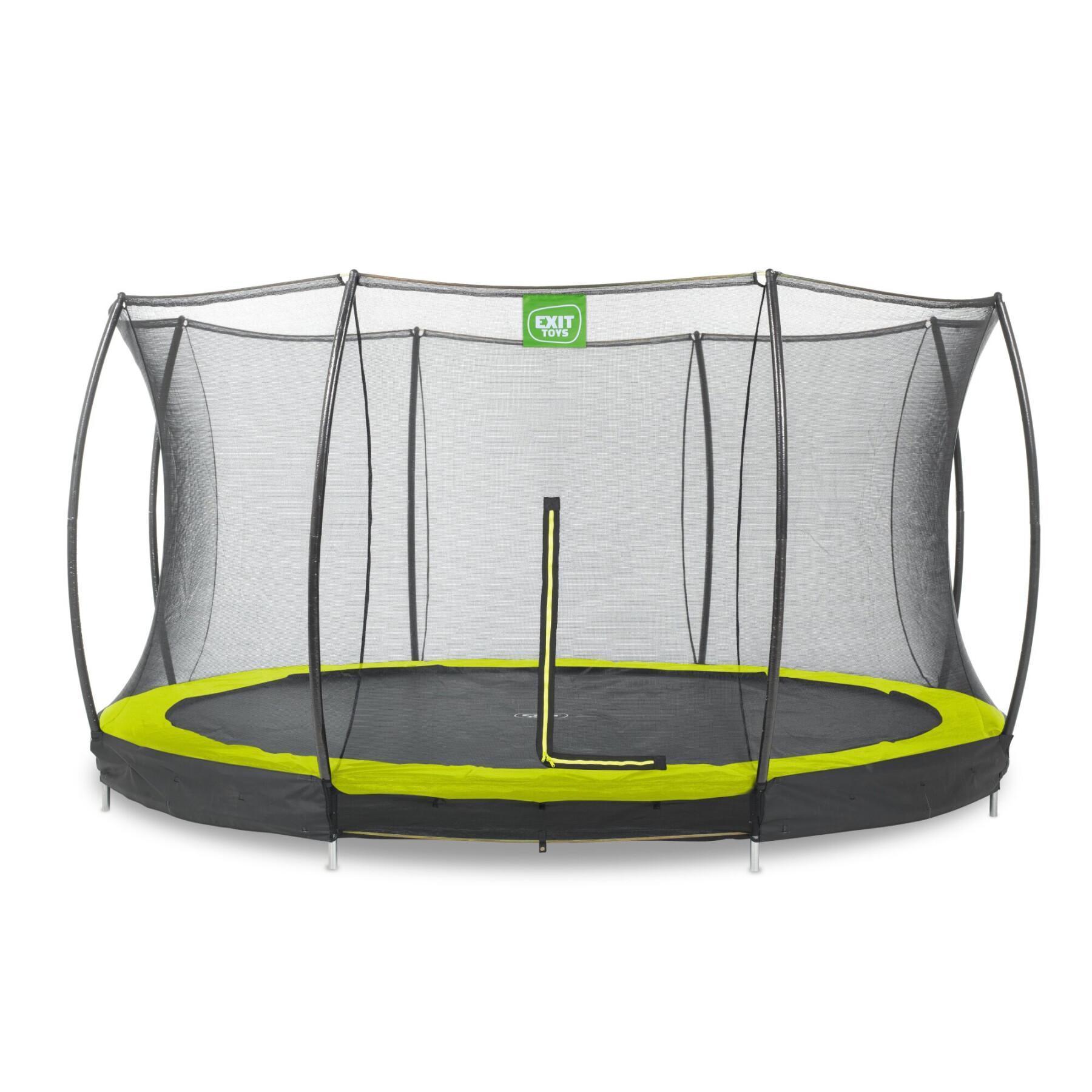 Underground trampoline with safety net Exit Toys Silhouette 366 cm
