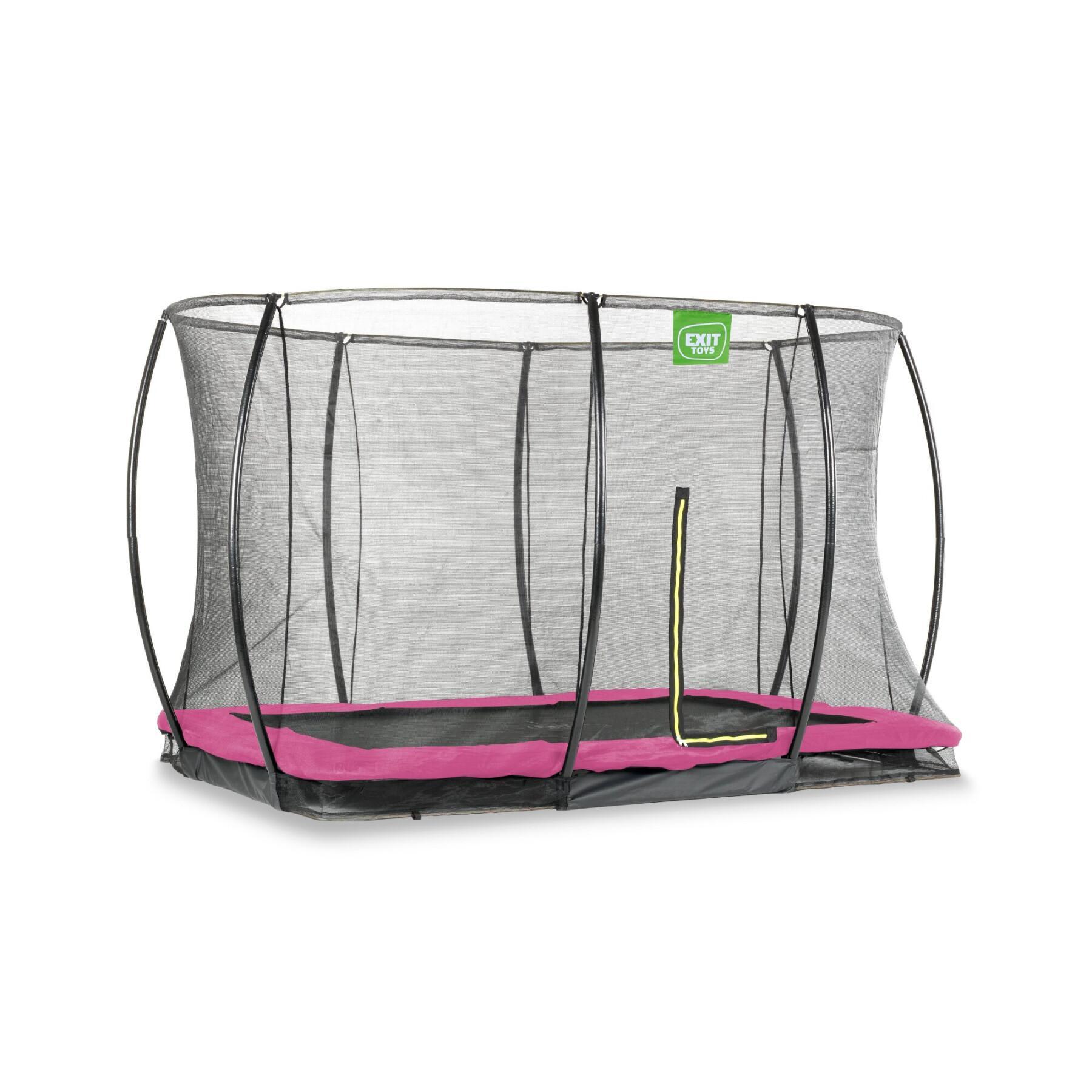 Underground trampoline with safety net Exit Toys Silhouette 244 x 366 cm