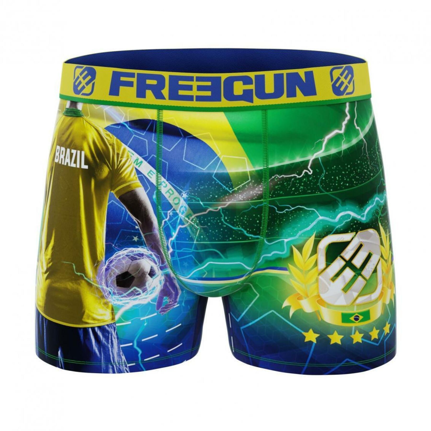 Children's boxer shorts Freegun Coupe du Monde Brazil