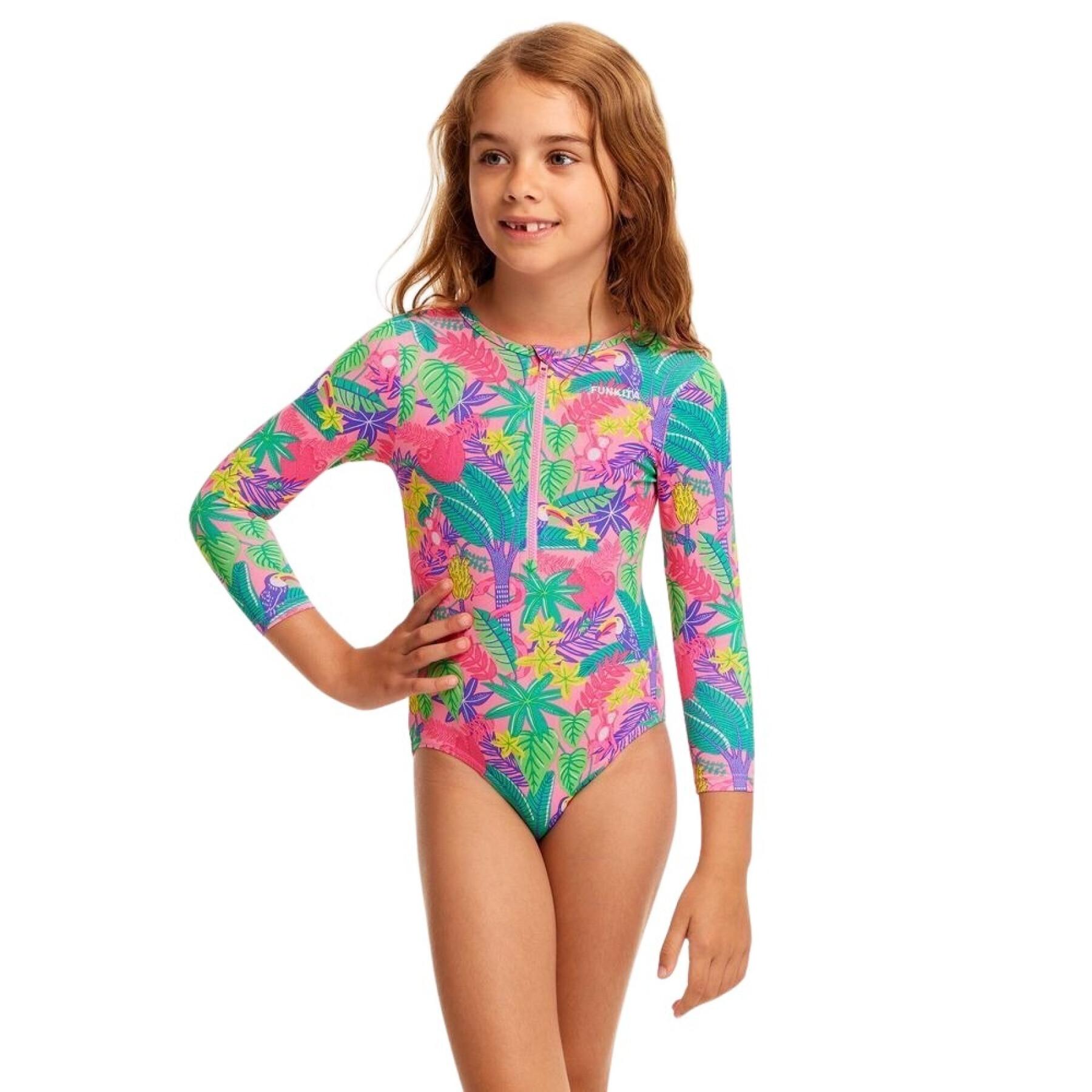 1-piece swimsuit for girls Funkita Sun Cover