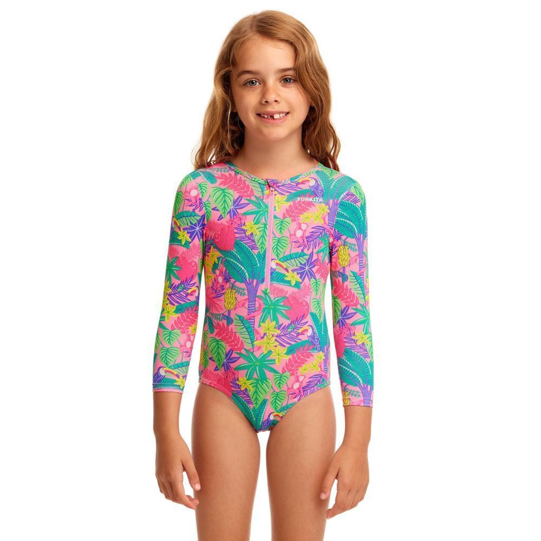1-piece swimsuit for girls Funkita Sun Cover