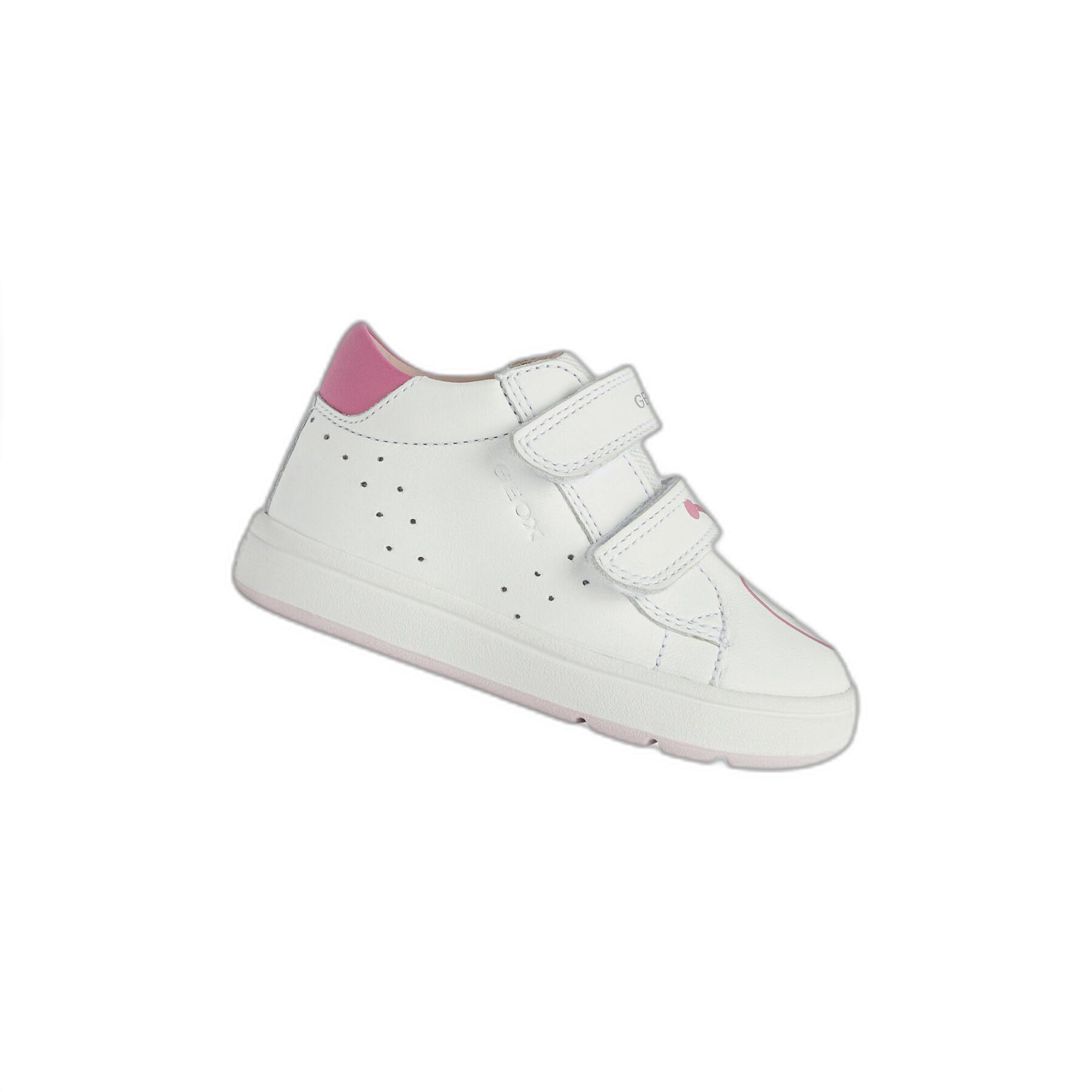 Baby girl's first steps shoes Geox Biglia