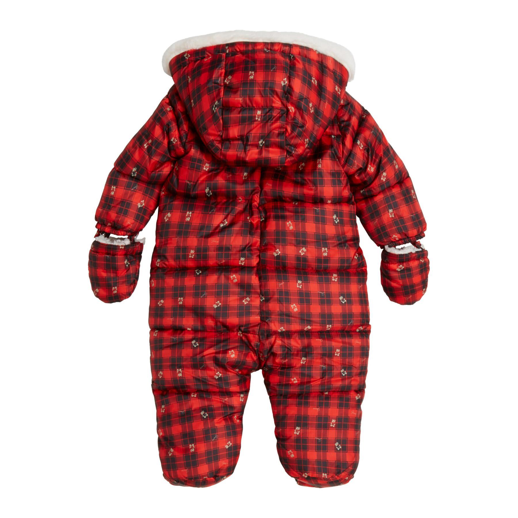 Padded hooded jumpsuit with long sleeves baby Guess