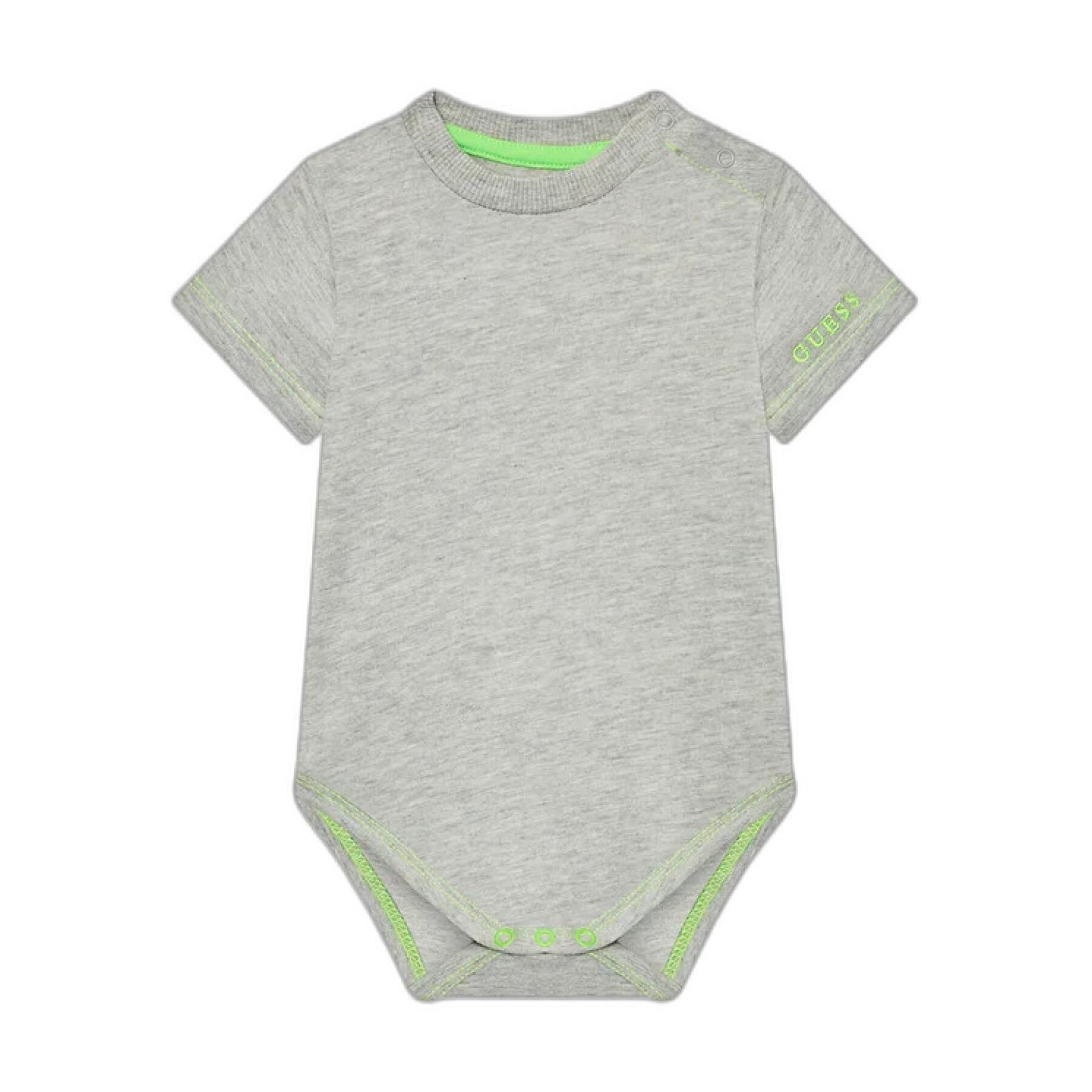 Baby boy overalls + bodysuit set Guess