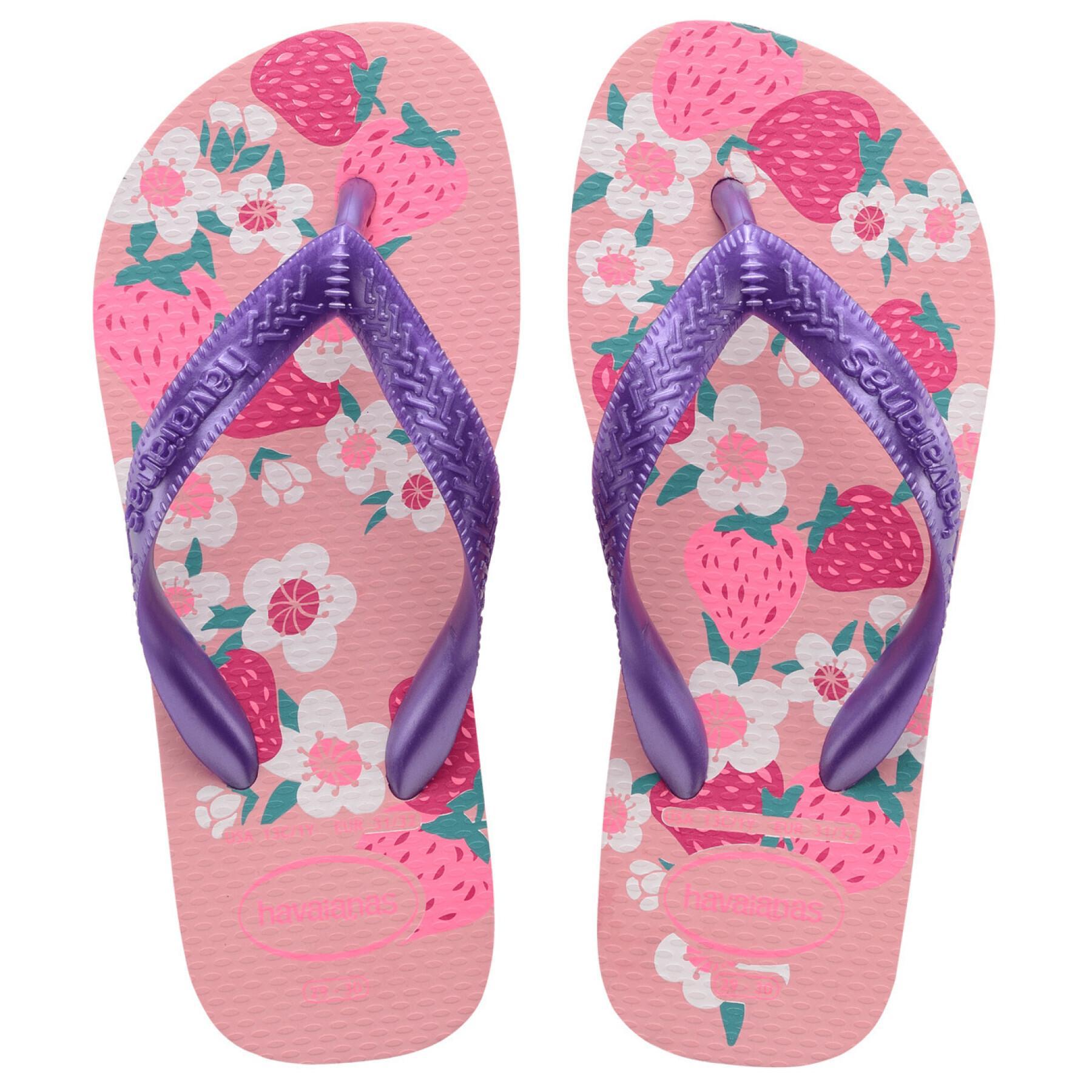 Girl's flip-flops Havaianas Flores