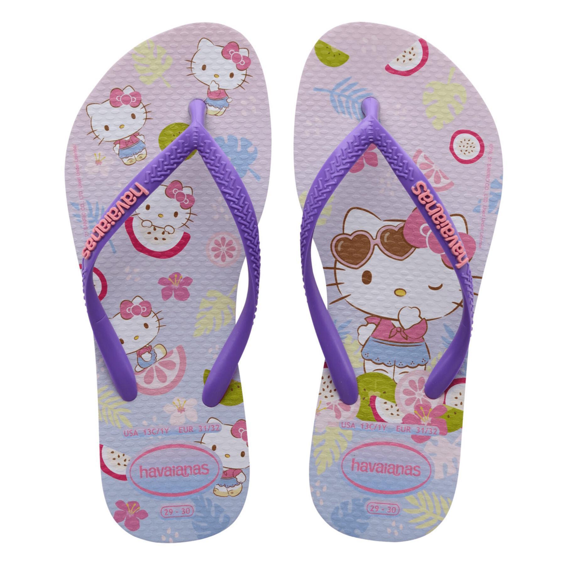 Girl's flip-flops Havaianas Slim Hello Kitty