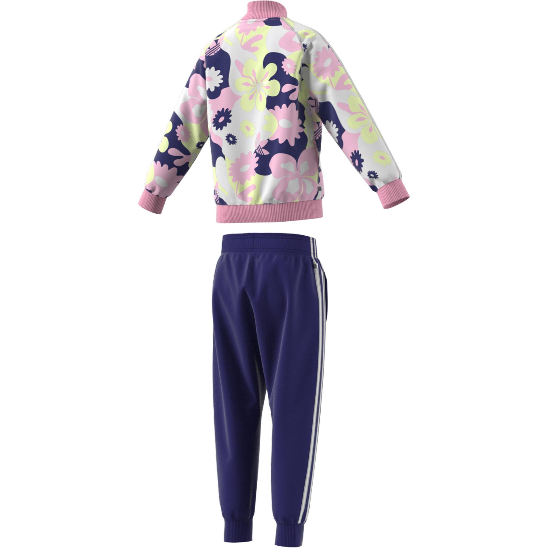 Girl's outfit adidas Originals Flower Print