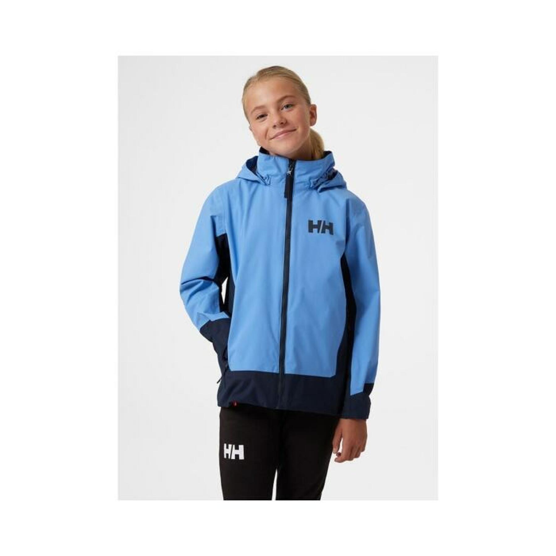Waterproof jacket with child border Helly Hansen