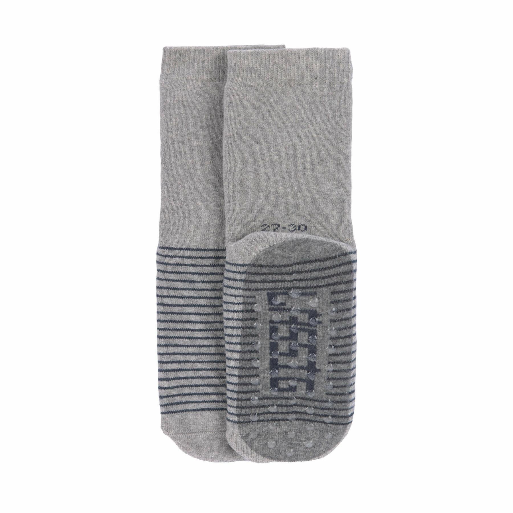 Pairs of non-slip baby socks Lässig (x2)