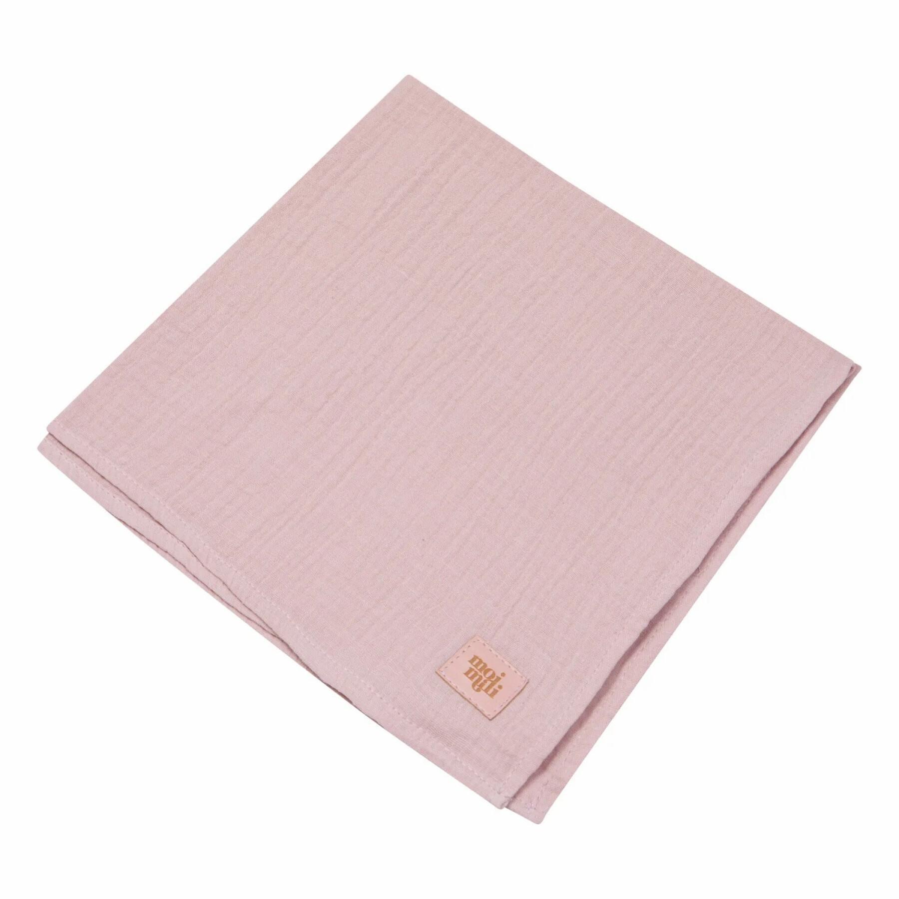 Set of 2 baby towels Moi Mili Baby pink