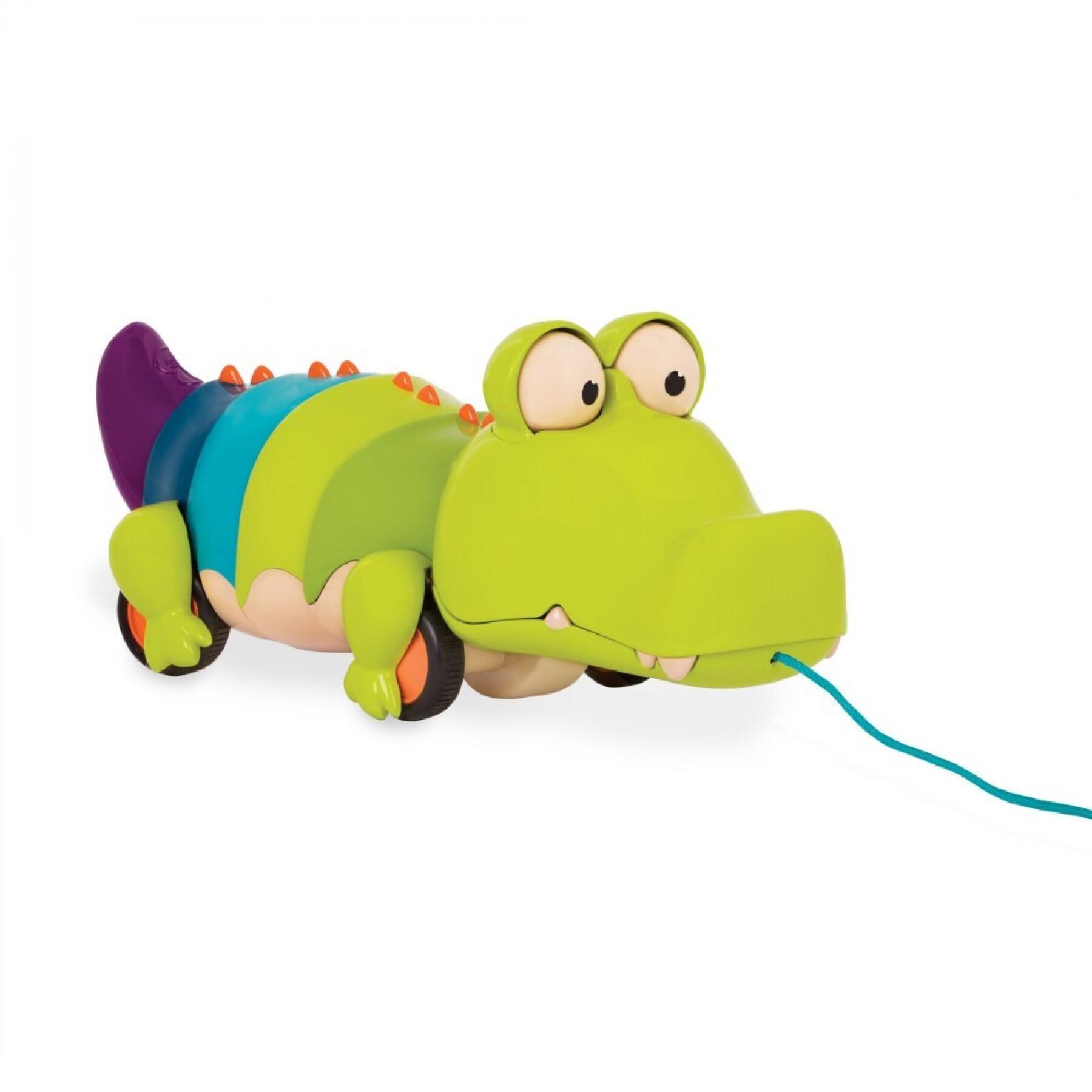 Crocodile drag toy Petit Jour