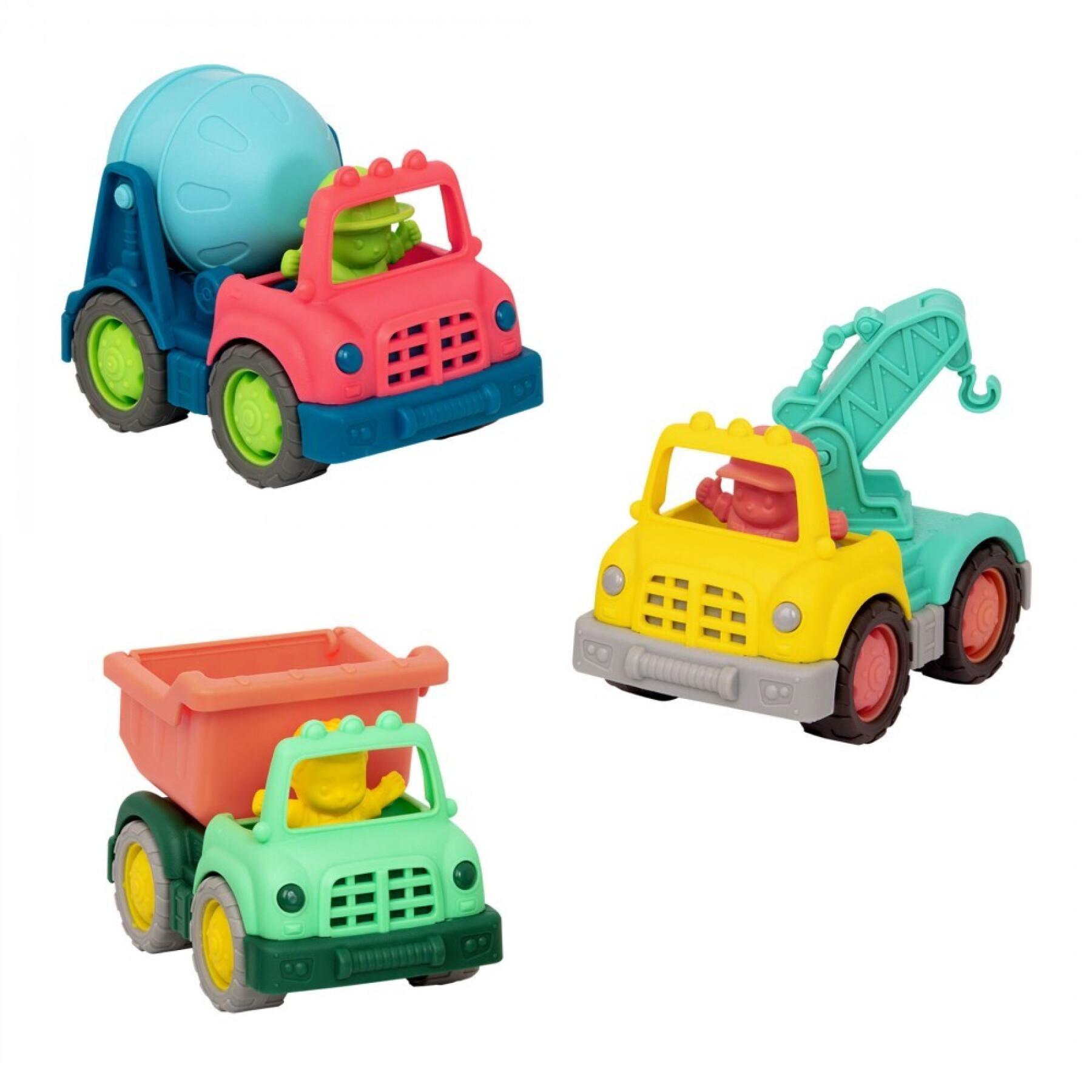 Construction vehicles Petit Jour (x3)