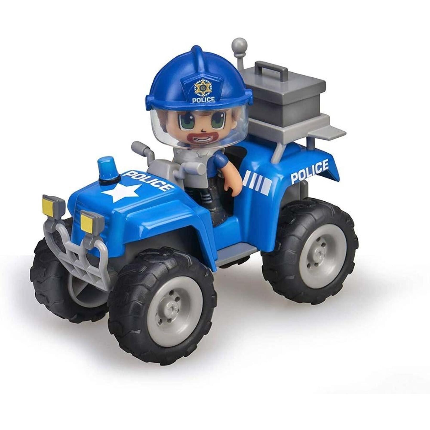 Figurine and police quad Pinypon