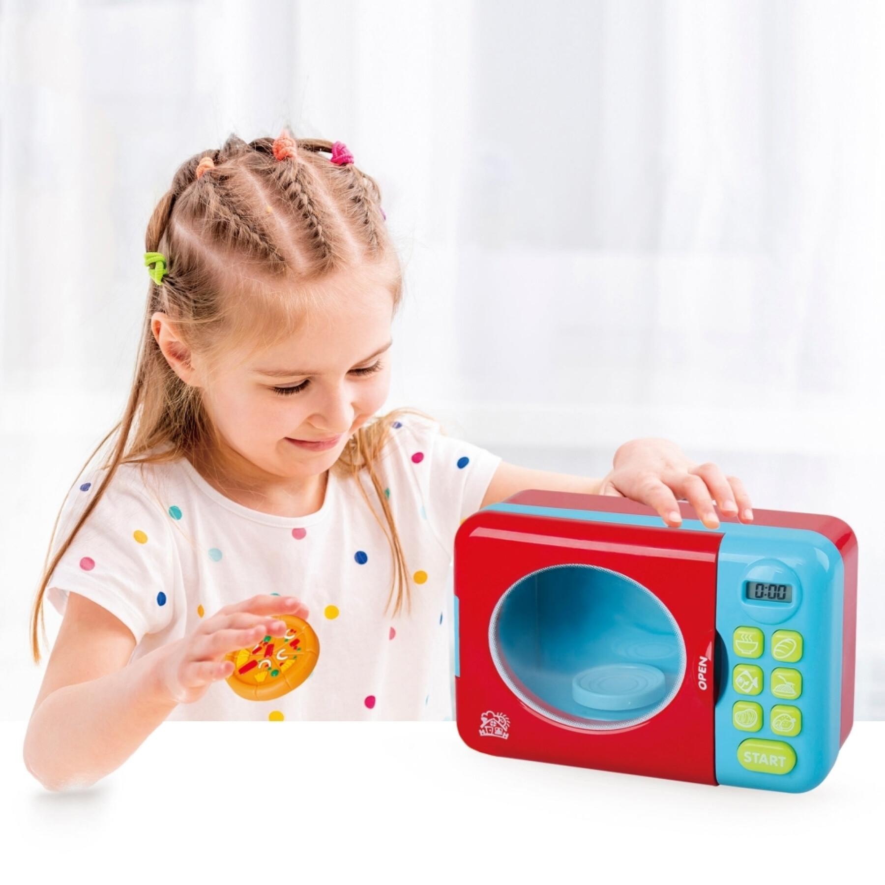 Electric microwave oven with lights PlayGo