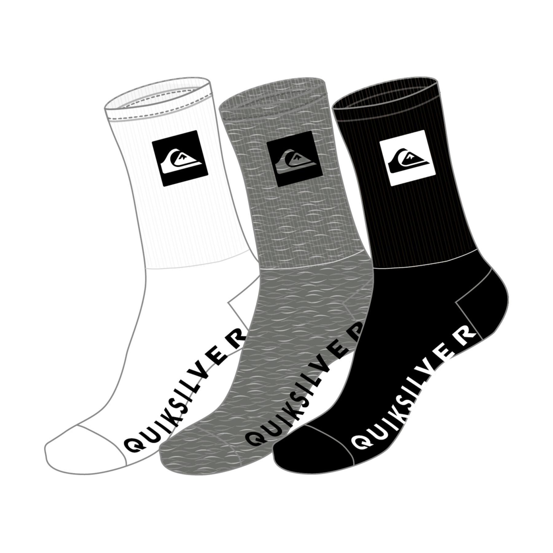 Set of 3 children's socks Quiksilver