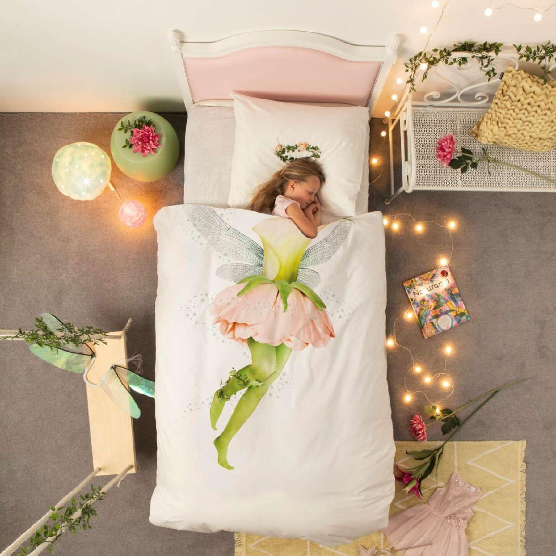 Comforter cover and pillowcase for children Snurk Fairy