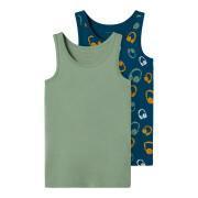 Pack of 2 children's tank tops Name it Hedge