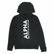 Sweat hooded child Alpha Industries Back Print