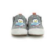 Baby slippers Robeez blue pinguins