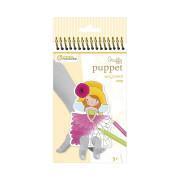 Small booklet of 24 pre-cut finger puppets to color Avenue Mandarine Graffy Puppet, Fées