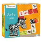 Domino animals & textures Avenue Mandarine