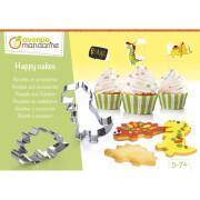 Creative box recipe and accessory happy cakes dinosaurs Avenue Mandarine