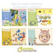 Creative box flower press and postcards to decorate Avenue Mandarine