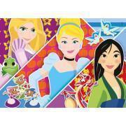 Puzzle 2 x 20 pièces Disney Princess