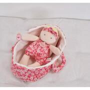 Quilted bassinet doll Doudou & compagnie Marylou