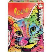 1000 piece puzzle Educa Cat Love