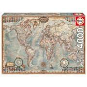 4000 piece puzzle Educa Mapa Mundo