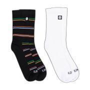 Set of 2 children's socks Element Stripe