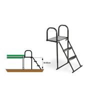 Platform with ladder for trampoline frame height Exit Toys 65 - 80 cm