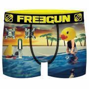 Boxer printed with duck skate and surf surrealist child Freegun